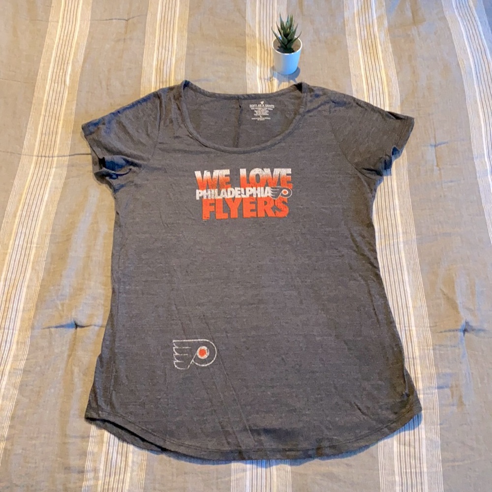 Soft as a Grape Maternity Philadelphia Flyers top